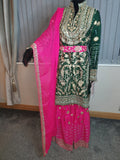 3 piece gharara suit