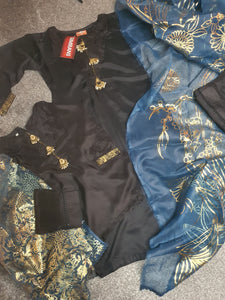 EID black mother & daughter suit