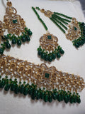 Ria necklace set (green)