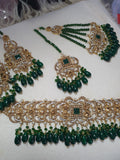 Ria necklace set (green)