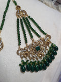 Ria necklace set (green)