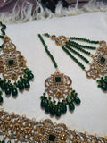 Ria necklace set (green)