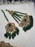 Ria necklace set (green)