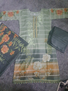 winter dhanak 3 piece