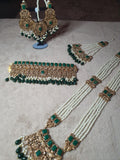 Lana bridal set (green)