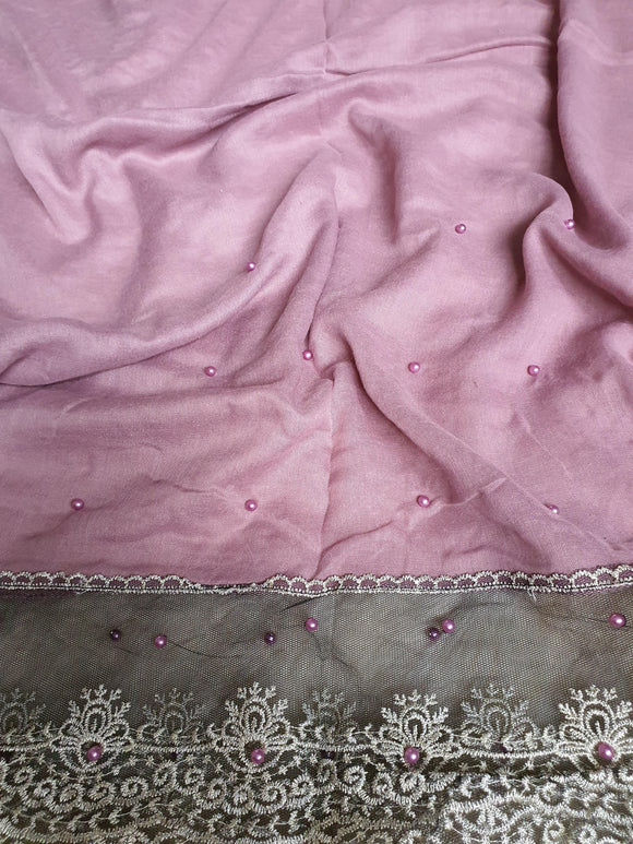 Lemonade Pink Baroque Hijaab