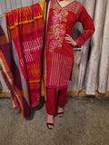 winter dhanak 3 piece